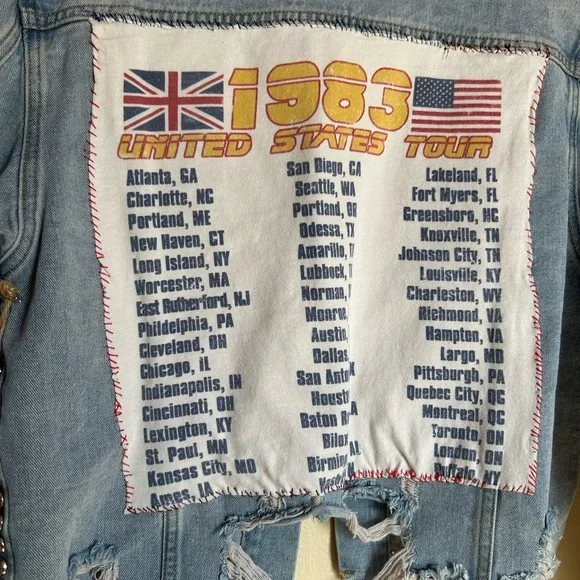 Upcycled Def Leppard Jacket - Picture 5 of 6